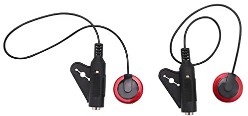 Agmoctz 2 Pezzi Contatto Piezo Microfono Microfono Pick up per Chitarra Violino Banjo Mandolino UkuleLato