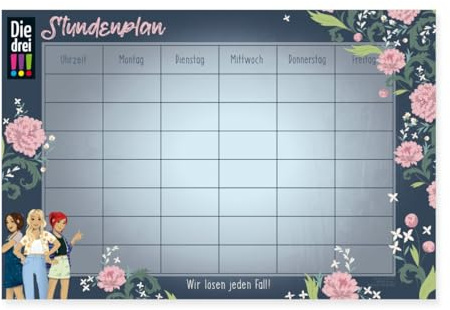 Spreadshirt Die Drei Ausrufezeichen Stundenplan Poster 30x20 cm