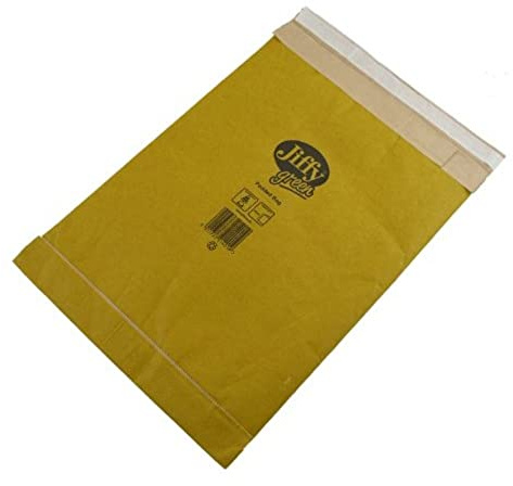 Jiffy JPB-3 195 x 343 mm Size 3 Padded Bag for DVD, Box of 100