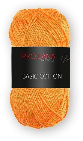 Pro Lana Basic Cotton 50g - Farbwahl (28 - hellorange)