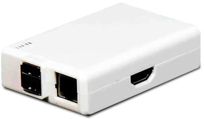 sb Components Case For Raspberry Pi Model B Closed Enclosure Access to All Ports RoHS Compliant (White)