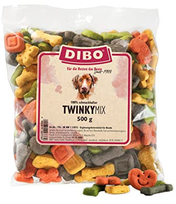 Twinky-Mix, 500g-Beutel, Backwaren als gesunde, natürliche Ernährung für Hunde von DIBO, Hundefutter, Barf, B.A.R.F., Leckerli, Hundekekse