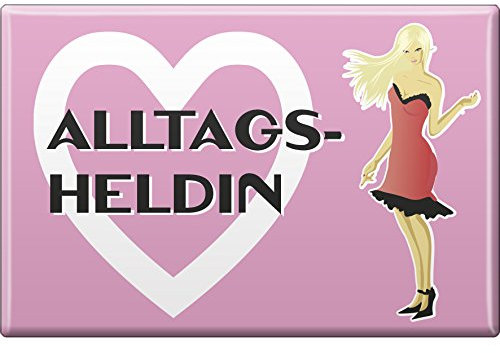 Magnet - ALLTAGSHELDIN - Gr. ca. 8 x 5,5 cm - 38872 - Küchenmagnet