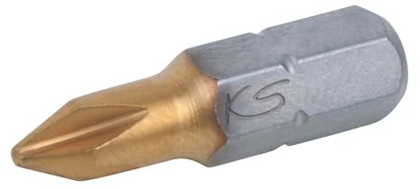 KS Tools 911.2640 1/4 TiN Bit, 25mm, PH3