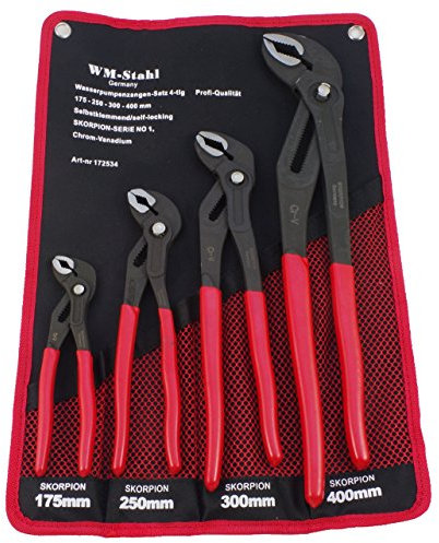 Scorpione Set di 4 pezzi pinze regolabili selbstkle flottante 175 – 250 – 300 – 400 mm