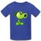 Sixtion Age 7-16 Kid's Plants Vs. Zombies Peashooter 100% Cotton Tee Shirt Small