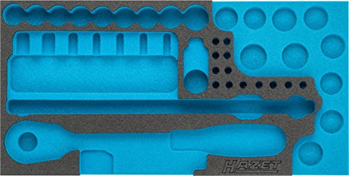 HAZET 2-Komponenten Weichschaumeinlage 163-359L, Länge 342 mm | Länge 342 mm, Breite 172 mm, 40 g, 1/3 (342 x 172 mm) / auch für HAZET 165-L , L x B: 342 mm x 172 mm