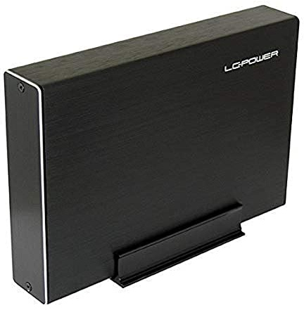 LC POWER LC-35U3-Becrux-C1, 3.5 USB-C 3.1 schwarz, Aluminium, Mehrfarbig, 1