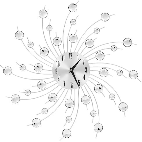 vidaXL Wanduhr Quarzwerk Modern 50 cm Analog Uhr Küchenuhr Bürouhr Wohnzimmer