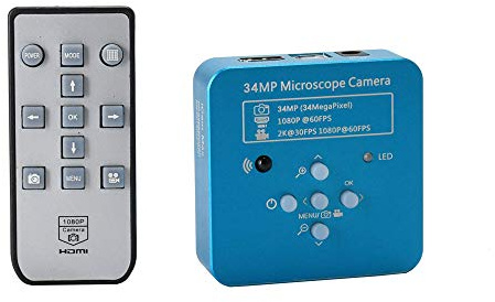 HAYEAR Full HD 34MP 2K 1080P HDMI USB Industrial Electronic Digital Video Microscope Camera for Phone CPU PCB Repair