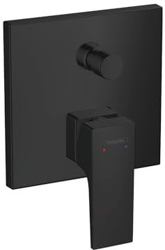 hansgrohe Wannenarmatur Metropol, Unterputz Einhebel-Wannenmischer, Mattschwarz