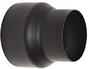 Rauchrohr Ofenrohr Reduktion 200mm auf 150mm schwarz metallic Kaminrohr Reduzierung
