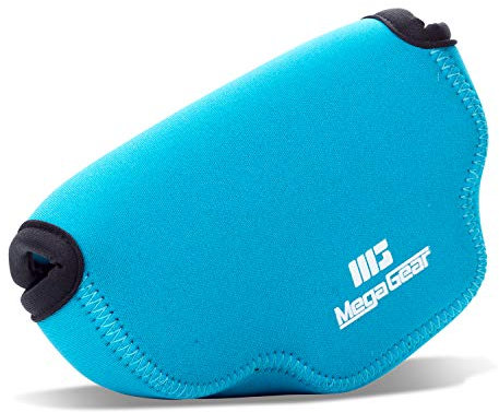 Megagear Ultra-Licht Neoprenkamera-Hülle kompatibel mit Olympus OM-D E-M10 Mark IV - Blau