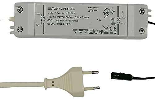 LED Konverter SLT30-12VLG-ES 12V 30W Trafo 0-30 Watt Mini Buchse Zuleitung DC