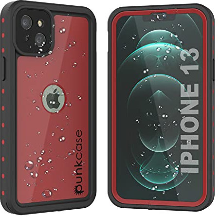 Punkcase Entworfen für iPhone 13 wasserdichte Hülle [StudStarSerie] [Slim Fit] [IP68 zertifiziert] [Stoßfest] [schmutzdicht] [schneefest] 360 Grad Ganzkörper Rüstung Abdeckung für iPhone 13 (6,1
