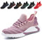Scarpe Antinfortunistiche Uomo Punta in Acciaio Scarpe da Lavoro Leggero Traspiranti Antiscivolo Scarpe da Cantiere Donna, Rosa, EU 36