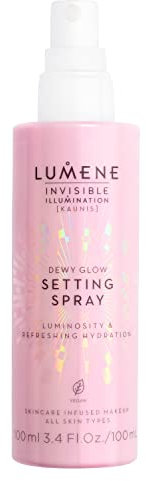 LUMENE Invisible Illumination Dewy Glow Setting Spray, Vegan 100 ml