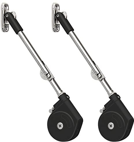 Douper Lid Support Hinge Soft Close Toy Box Hinges Safety Hydraulic Lid Stay for Top-Opening Chest and Upward-Opening Cabinet with Easy-to-Install Card Pack of 2