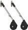Douper Lid Support Hinge Soft Close Toy Box Hinges Safety Hydraulic Lid Stay for Top-Opening Chest and Upward-Opening Cabinet with Easy-to-Install Card Pack of 2