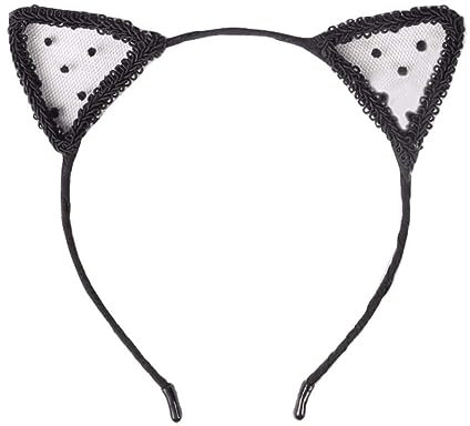 Serre-tête oreilles de chat artificielles pour cheveux mignons, fabrication exquise, M, autres pierres précieuses Rose