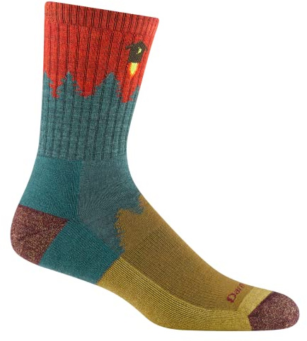 Darn Tough, Number 2 (Style #1974), Merino Wool, Micro Crew, Midweight, Men’s Cushioned Hiking Socks