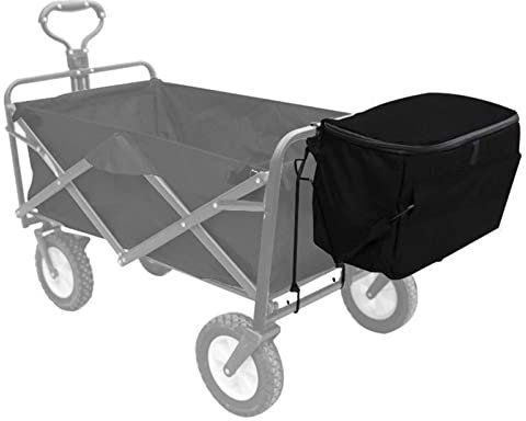 Camping leicht gemacht mit unserem faltbaren Wagen mit isolierter 15-Liter-Lunchtasche – perfektes Trolley-Wagen-Zubehör für Tiefkühlkost und Einkaufen bei Picknicks und Outdoor-Aktivitäten