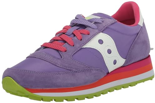 Saucony Sneaker Jazz Triple Donna, Viola/Bianco, 37.5 EU