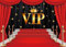 INRUI Roter Teppich VIP Fotografie Kulisse Bühne Kanal Gold Glitter Spots Mit Vorhang Hintergrund Party Video Aufnahmen Dekorationen (3,0 x 2,4 m)