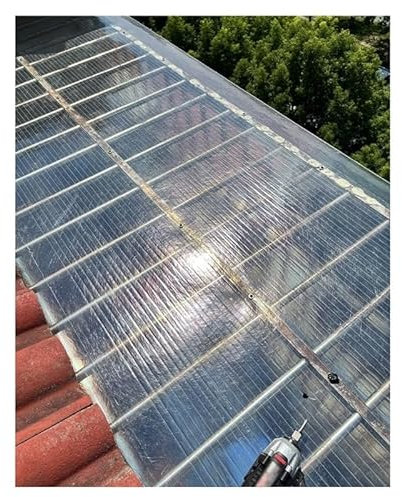 Rygcrud Polycarbonat-Dachpaneele, Schuppenabdeckung Regensicher Für Gewächshaus, Pergola Und Hühnerstall, 85% Lichtdurchlässigkeit, 0,7mm Dick, Leicht Zu Biegen (Farbe : klar, Größe : 59.1 x32.8')