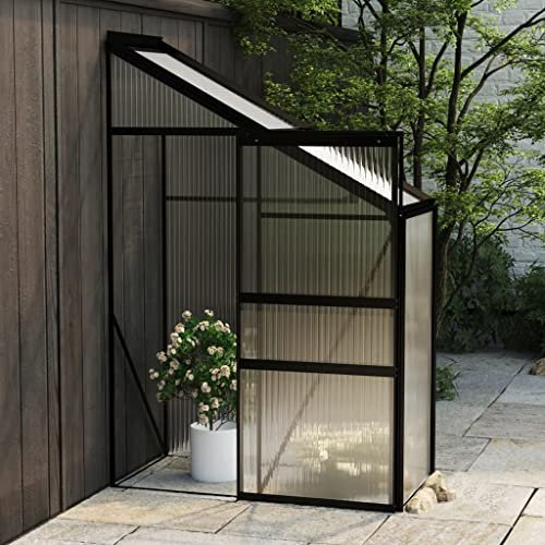 Home outdoor OthersGreenhouse Anthracite Aluminium 1.38 m鲁