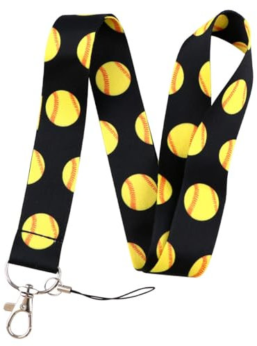 Lanyard-Umhängeband, personalisierte Schlüsselbänder für den Hals, mit Sicherheitsschnalle, für Ausweishalter, Schlüssel, Arbeitserlaubnis, Mobiltelefone (Color : Tennis, Size : 45cm)