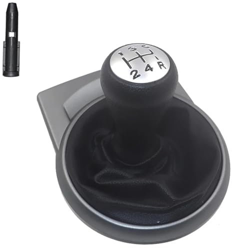 QILINGS Pomo Palanca Cambios para Citroen C4 1 MK1 2004-2008 5 Velocidades Caja De Cambios Manual Perilla De Palanca De Cambios Palanca De Arranque Chaqueta Antipolvo Palanca Cambio Marchas(Type 2)