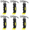 WENLISELL 6 PCS 8oz Stubby Claw Hammers, Mini Claw Hammer with Anti-Slip Handle, Small Stubby Hammer for DIY, Home, Camping, Framing Jewelry Making
