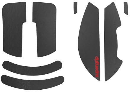Pulsar Gaming Gears Supergrip Griptape-Set für Xlite V3, groß, schweißabsorbierend, leistungsstark, rutschfest, 3M-Kleber, keine Rückstände, Maus-Griffband, ultradünn, 0,5 mm