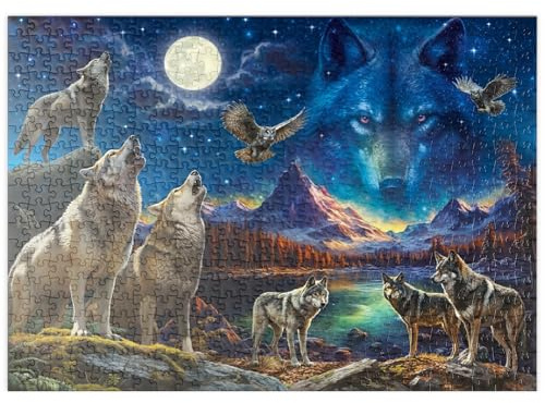 MyPuzzle Die Schönheit der Wölfe - Premium 500 Teile Puzzle - MyPuzzle Sonderkollektion von Puzzle Galaxy