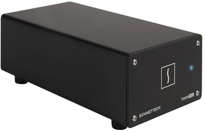 SoNNeT Twin10G Thunderbolt 3 zu 10GbE Adapter - Dual SFP+ Ports - macOS und Windows kompatibel - hohe Netzwerkgeschwindigkeit für professionelle Workstations und kreative Studios