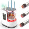 Electric Make Up Brush Cleaner, Afenau 2 in 1 Brush Cleaner Makeup with Timed Drying, One-Touch Control Automatic Makeup Brush Cleaner, Multi-function Makeup Brushes Cleaner for All Brush Types