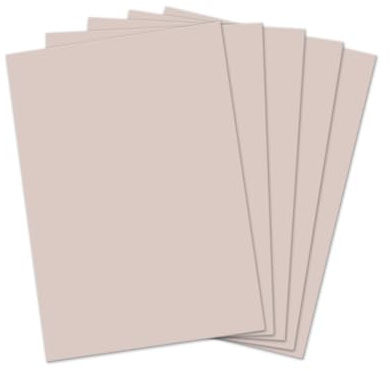 Briefpapier 250 Briefbögen DIN A4 eibfarbiges Papier 90 g/qm beidseitig beschriftbar und mit allen Druckern bedruckbar für Einladung Briefpost Firmenpost Zertifikate pastell Zartrosa Altrosa