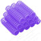 Brush Hair Rollers, 12 Pieces Purple Mesh Hair Rollers Hair Curlers Rollers with Roller Pins for Women Girls Hair Barber Hairdressing Tools Hairstyle Supplies,15 mm (7 x cm, purple)