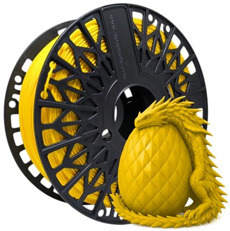 Finnotech F3D PLA Filament 1.75mm, Präzises 3D Drucker Filament, Maßgenauigkeit +/- 0.02mm, 1Kg Spule, Hochwertiges PLA für exakte 3D Drucke, Lemon