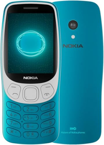 Nokia Móvil 3210 4G LCD 5,5 Zoll, 64 MB RAM, 64 MB Flash Bluetooth, 1450 mAh,Blau