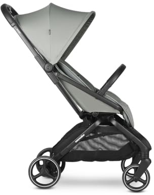Easywalker Rockey M Kinderwagen & Buggy 0-22 kg (bis ca. 110 cm Körpergröße) – kompakt gefaltet 62x47x30 cm, große Räder, verstellbare Liegeposition, Einhand-Faltmechanismus – Fresh Green