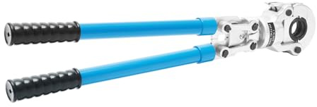 TCICOP Presszange Kupferrohr Hydraulische Crimpzange, Rohrpresszange 360° Drehbarer Winkel Hydraulische Presszange 6T Leistung mit 9 Stück Formen Ausgestattet, Geeignet für Kupferrohre