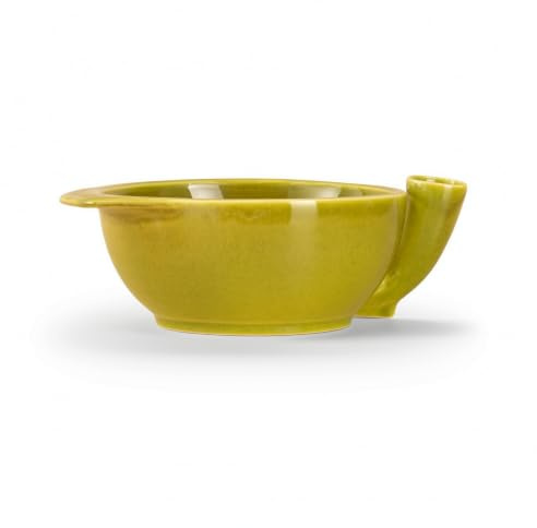 rockible Colino in Ceramica Ciotola Scolapasta Insalatiera Contenitore con Foro E Labbro Versatore per Risciacquo Rapido Senza Gocciolare Finitura Smaltata con, color to 4