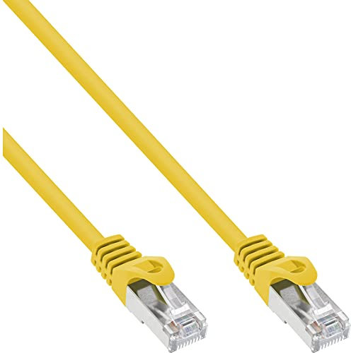 InLine 72550Y Patchkabel, SF/UTP, Cat.5e, gelb, 0,5m