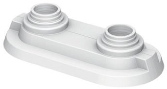 Flamco-Wemefa 12550 Doppelrosette HRDB 50, 14/16/17/20 mm