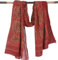 GURU SHOP Leichter Pareo, Sarong, Handbedrucktes Baumwolltuch - rot Kombination 23, Herren/Damen, Baumwolle, 180x110 cm