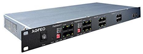 Agfeo ES 628 IT - Hybrid PBX - 1U, 6101419 schwarz
