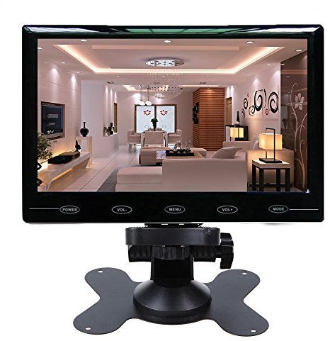 CAIRUTE® 7 Inch Ultra Thin 16:9 Super HD 1024 * 600 TFT LCD Color Car Rear View Monitor DVD VCD Headrest Monitor Support Audio Video HDMI VGA