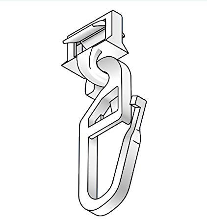 Gardinengleiter Clickgleiter HC 92 für Kunststoff Gardinenschiene 4 mm Lauf